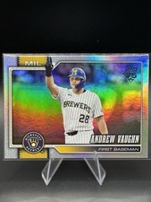 2026 Topps Series 1 - Andrew Vaughn - Rainbow Foil - #303 - Milwaukee Brewers