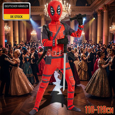 Bodysuit Deadpool Kost&uuml;m Kinder Cosplay Overall Spandex 100% Neu f&uuml;r Jungen