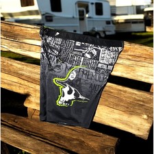 Vintage Metal Mulisha Board Shorts Men 44 Black Skull Baggy Y2K Retro MMA Rare