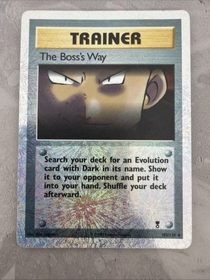 Pokemon Legendary Collection - The Boss's Way 105/110 Reverse Holo LP