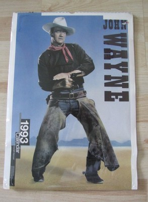 John Wayne Calendar 1993 Vintage Never Opened Can't Find Another One Like It