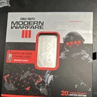 PAMP 1oz 999.0 Silver Bar Call of Duty Modern Warfare III 2023 Limited Edition