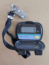 Vintage Pedometer - Step Counter w Metal Bulldog Clip - ECU Case /East Carolina