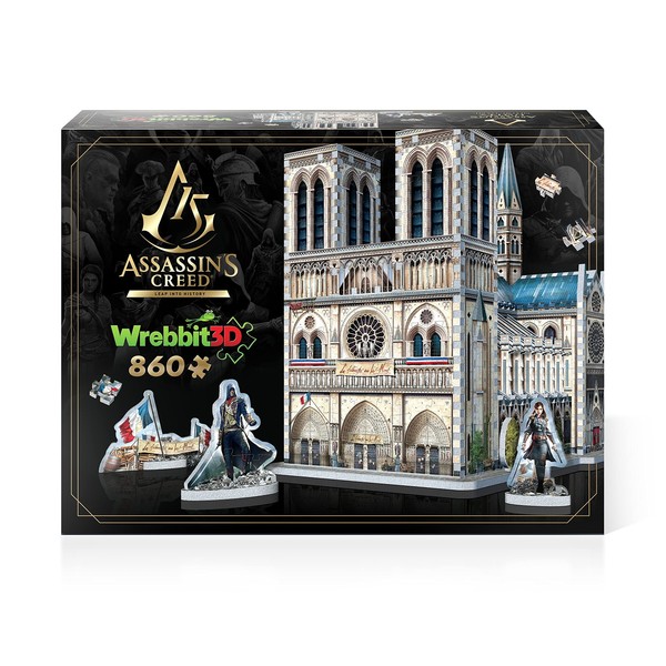 Wrebbit Assassin's Creed Unity: Notre-Dame - 860 -Piece 3D Jigsaw Puzzle A-image