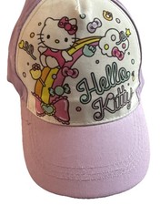 Hello Kitty Youth Adjustable Baseball Hat , Rainbow Cap By Sanrio