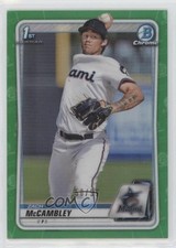 2020 Bowman Draft Chrome Green Refractor 50/99 Zach McCambley #BD-112 1kk