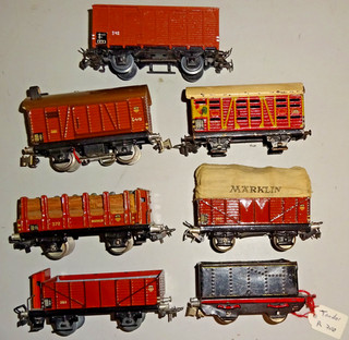 Bundle of Märklin Freight Cars