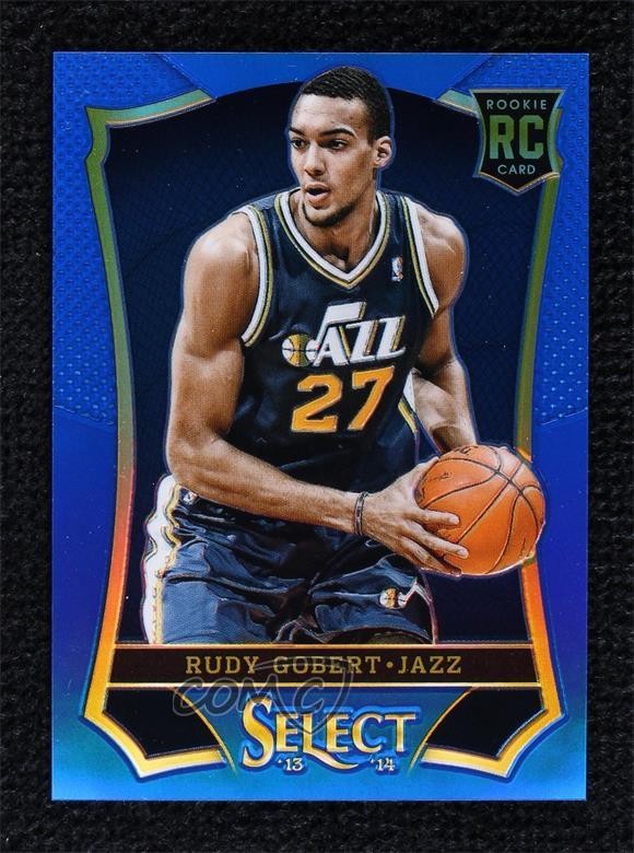 2013-14 Panini Select Blue Prizm 14/49 Rudy Gobert #199 0k2b