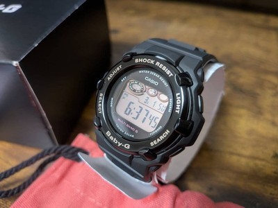 Casio Baby-G Uhr BGR-3000UCB-1JF Damen Schwarz Solarbetrieben