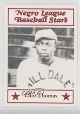 1986 Fritsch Negro League Baseball Stars Clint Thomas #33 9ca