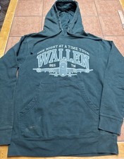 Morgan Wallen Tour Sweater Mens Small Green One Night At A Time Pullover Hoodie