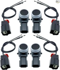 4 Pcs Bumper Park Assist Object Sensor with Connector, Fit for Silverado/Ta....