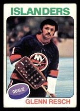 1975-76 Topps Glenn "Chico" Resch #145 - New York Islanders - VG