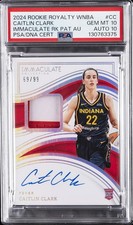 2024 #CC CAITLIN CLARK 69/99 PSA 10 AUTO 10