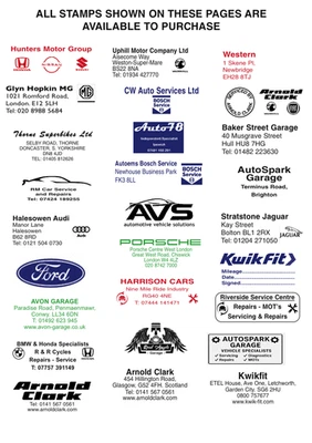 Service Book Self-inking Stamps.