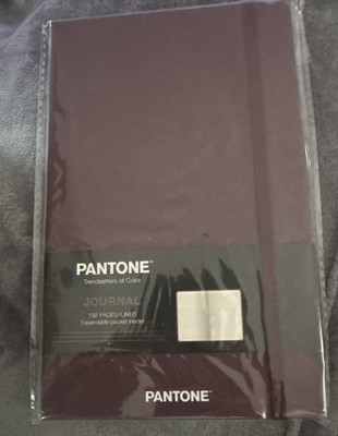 Pantone Journal Notebook - NEW Blank 192 Lined Pages Expandable Pocket