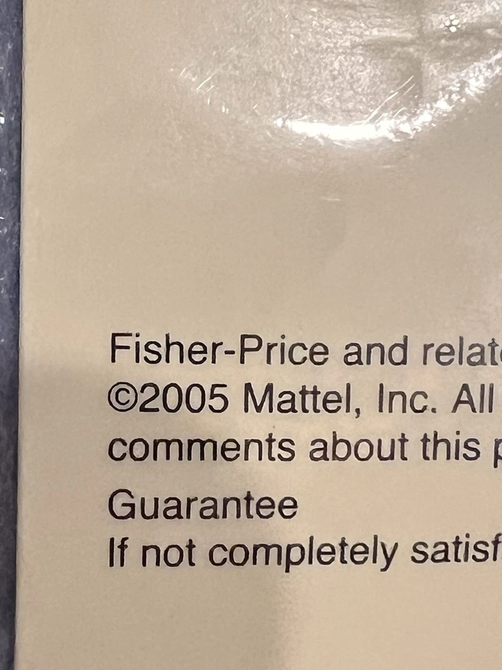 Manta polar Fisher Price Beep Beep Car azul bebé nueva en paquete original 2005 Foto 4 de 4