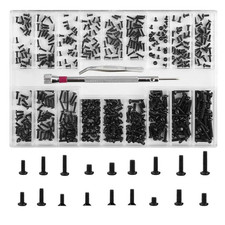 500 Pcs Micro Glasses Screws Repair Kit M1.2/M1.4/M2 with Tweezers, Tiny Mini Gl