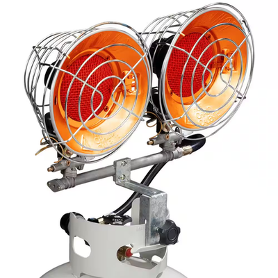 #ad Infrared Tank Top Propane Heater Dual Burner 30000 BTU Model# FBDTP30 $80.20