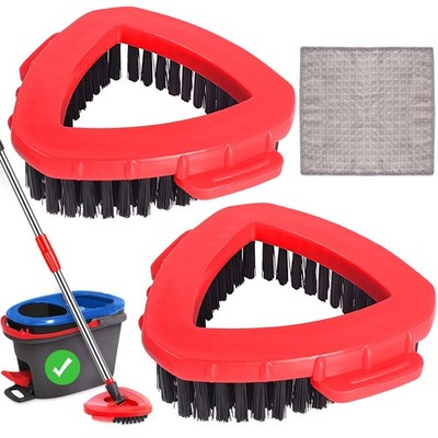 Scrub Brush for O Cedar RinseClean 2 Tank System, Ocedar Scrubber Mop Red