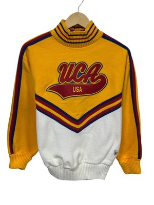 Vintage 80's UCA Cheer Uniform Size 34 Skirt Included
