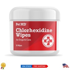 50 Count Aloe-Infused Pet Wipes for Gentle Cleansing - Ideal for Dogs  Cats