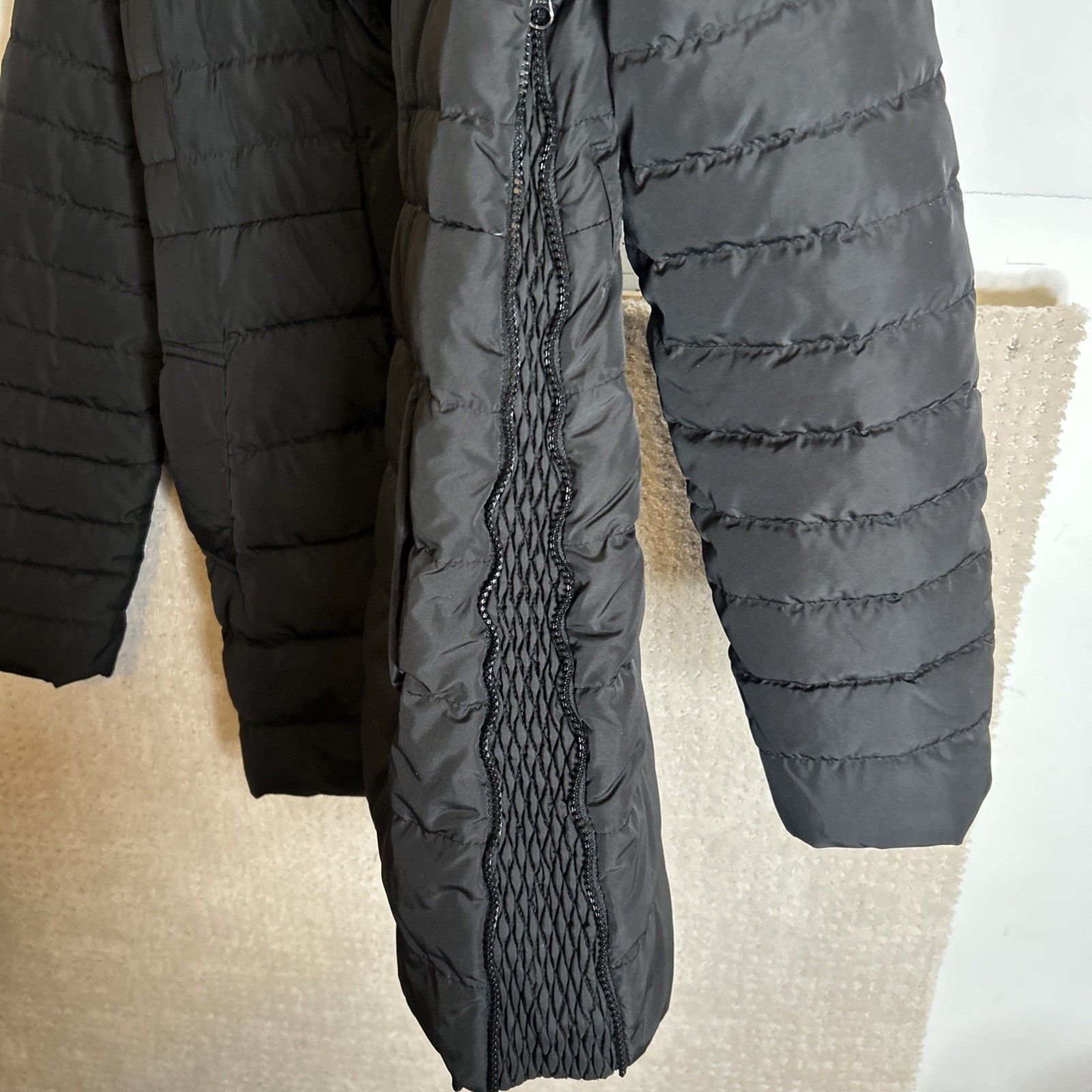 Seraphine Maternity Down Puffer Jacket Black Sz 6… - image 4