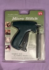 Rare MicroStitch Tagging Gun Kit W/ 1 Needle, 1,200 More Fasteners As Seen On TV