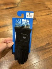 SSG Schooler Style 5400 black riding gloves Size 7 NEW