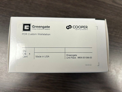 Cooper Greengate PDR Custom Wall Station