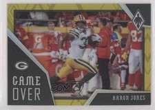 2020 Panini Phoenix Game Over Yellow 37/75 Aaron Jones #9 0c6