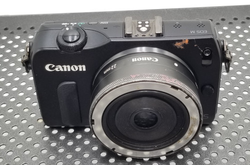 Canon EOS M White Mirrorless Camera Body Only -FOR PARTS