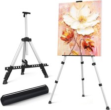 Adjustable Aluminum Art Easel Stand 66 Inch Portable Display