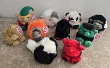  8 Vintage Puffkins Plush: Omar,Odie,Max,Elvin,Peter,Stitch,Shaggs,Cinnamon