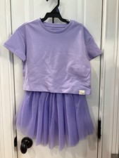 NWT Girls Size 4 Two Piece Set Purple Wonder Nation SKU TR200