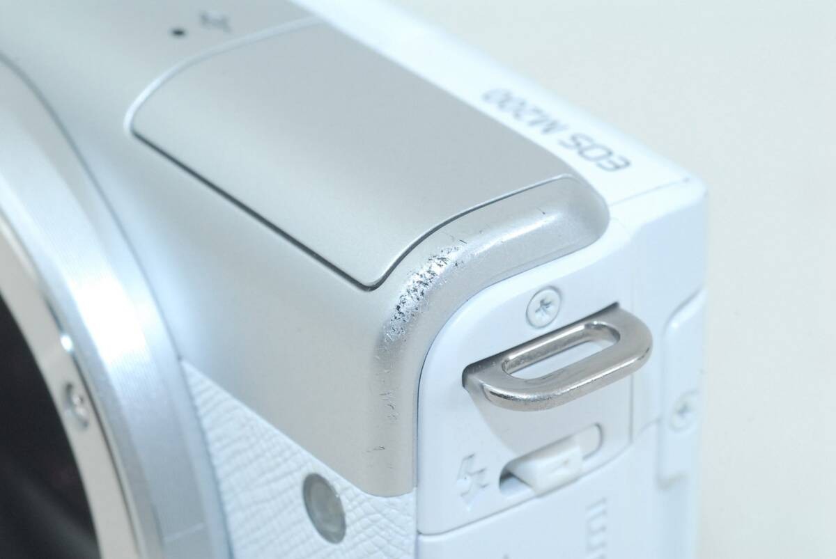 ♥️セール中♥️ Canon EOS M200 ホワイト セット Restored Canon 3700C009 EOS M200 Mirrorless Camera with EFM