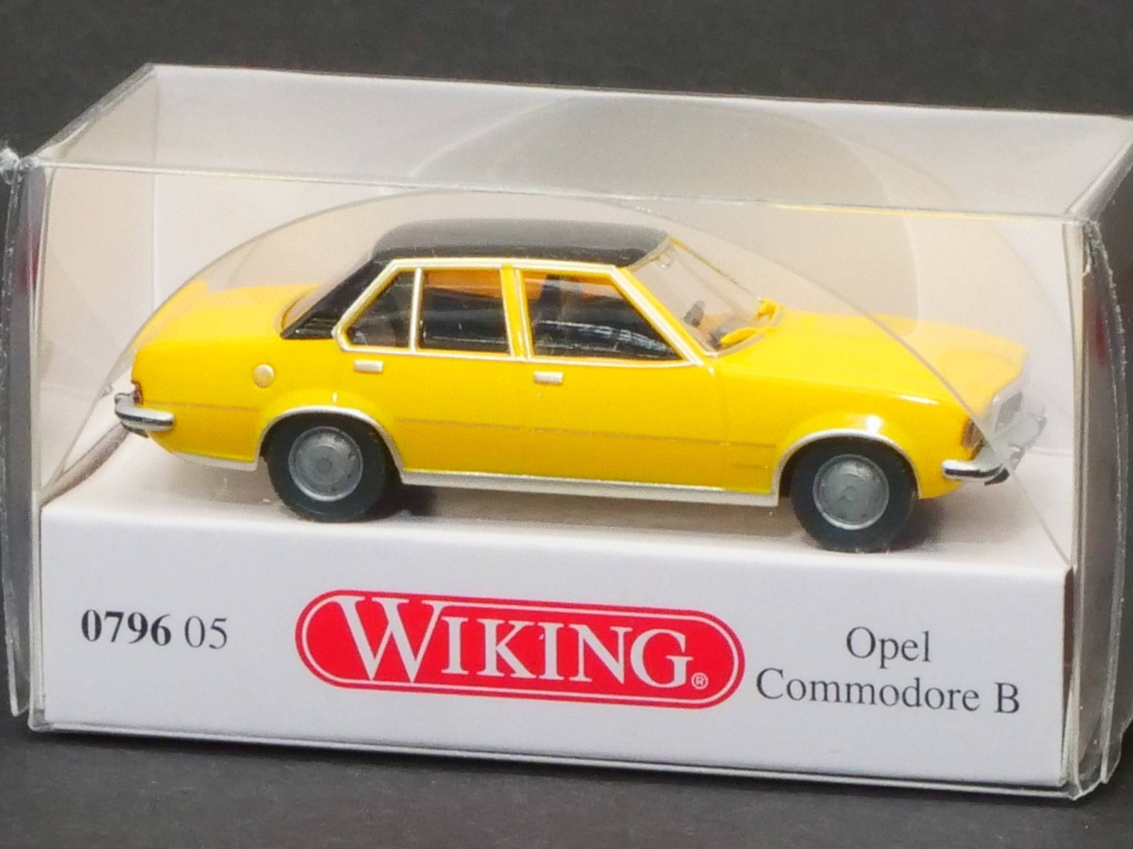 Wiking 079605 Opel Commodore B Limousine Car Yellow 1:87 H0 Mint! Box 1707-20-71