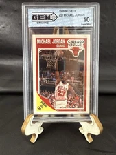 Michael Jordan 1989-90 Fleer #21 HOF GEM MINT 10 Bulls