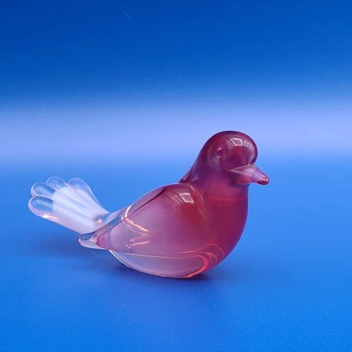 New ListingVintage Murano Glass Archimede Seguso Ping Sfumato Love Bird Dove FREE SHIPPING