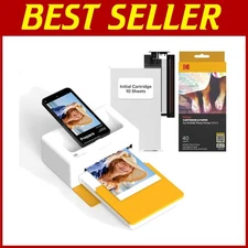 Instant Bluetooth Photo Printer - Compact Dock Plus 4PASS for 4x6 Memory Prints
