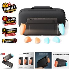 Nintendo Switch 2 GripCase Bundle Schutzhülle Hartschale neon blau und rot