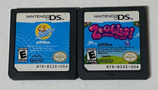 Nintendo DS Lot of 2 - Zhu Zhu Pets & Zoobles - ELcx515