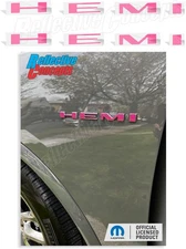 HEMI Fender Badge Overlay Decal Stickers (set of 3) - 2020-2026 Dodge Durango RT