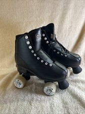 Derby Kids Youth Beginner Roller Skates Black Size 3-6 Unisex Quad 8 YR 