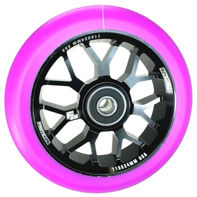 Fantic26 Spy7 Stunt-Scooter Rolle 110mm Abec11 Roller Wheel Schwarz /Pu Lila