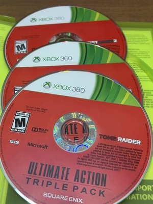 Ultimate Action Triple Pack for Xbox 360 Just Cause 2 Tomb Raider