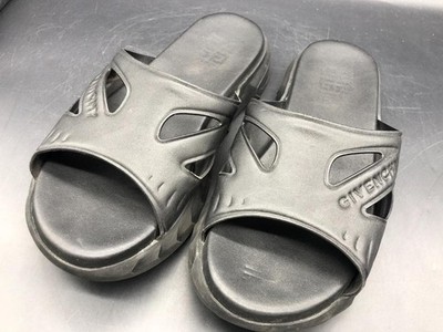 Givenchy Marshmallow Black Slides Slippers Sandals EU 41 Authentic Used