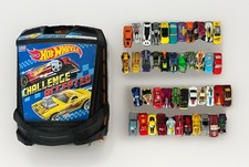 Mattel Hot Wheels Carrying Storage Case w/ 44 pcs Diecast Cars Vehicle Lot 1:64