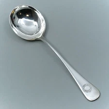 Union Castle Line Silverplate 7 1/2" Large Soup Spoon(s) Mappin & Webb