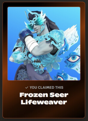 Frozen Seer Lifeweaver Overwatch 2 Skin Promotion Legendary